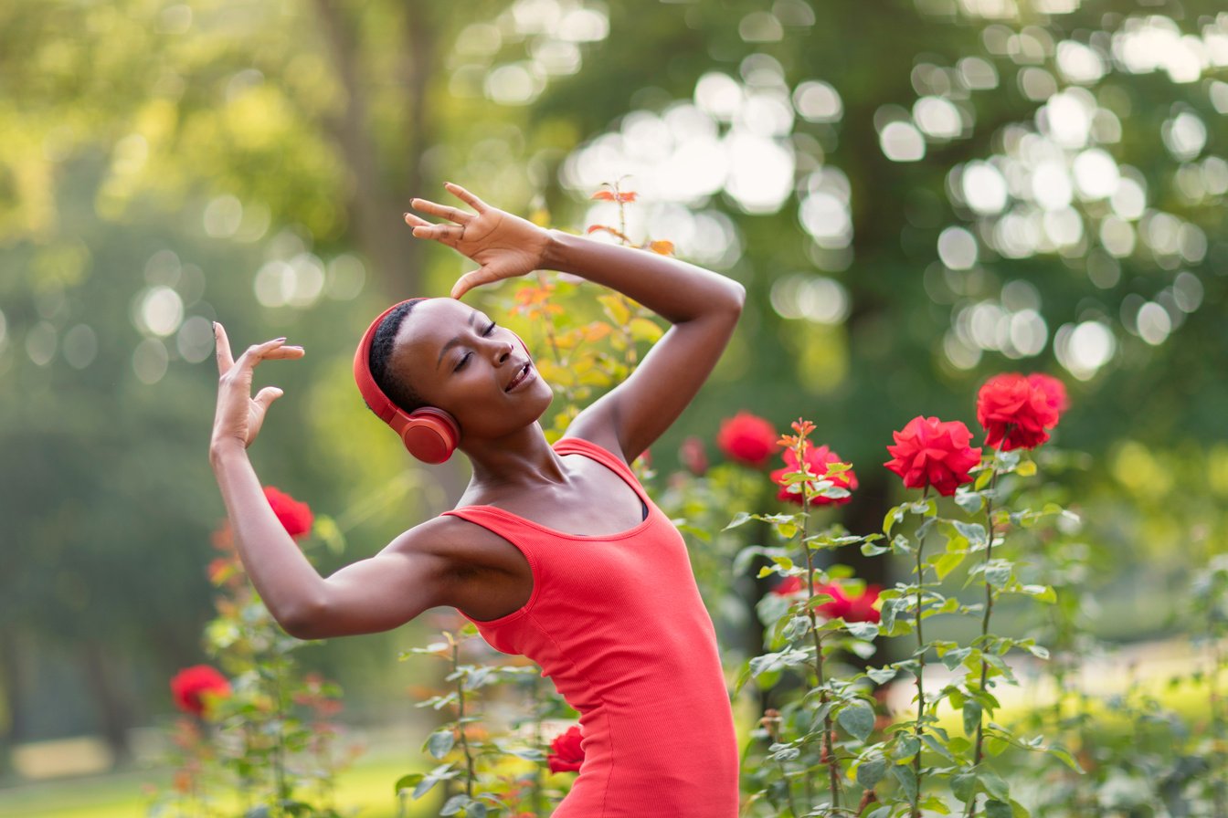 Dancing in the park